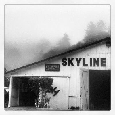 Some mornings at Skyline are quite foggy -- you are really up in the hills