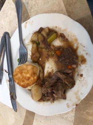 Delicious pot roast At VG today!