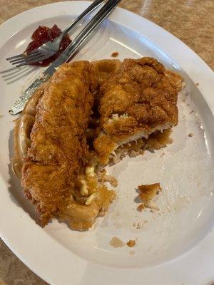 Chicken and waffles!