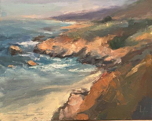 Garapatta Cliffs
22x28
Oil
Framed in gold floater frame