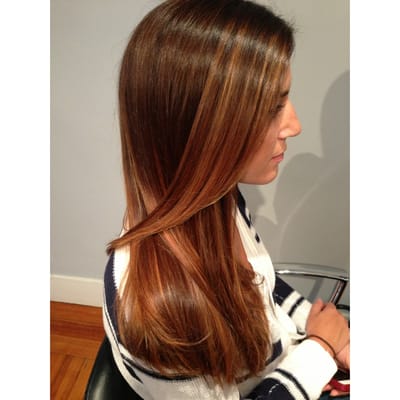 Caramel ombré