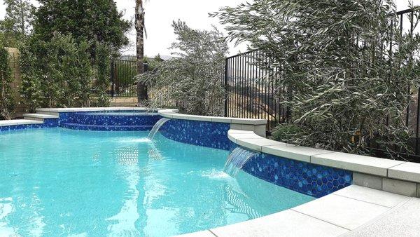 Pool remodeling in Porter Ranch