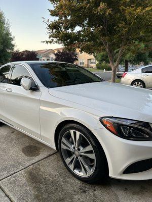 Mercedes got an exterior wash