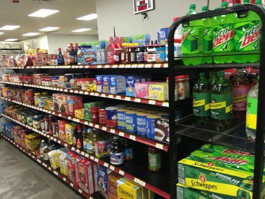 The standard (probably overpriced) grocery aisle, but if you gotta have it at 5 a.m. or in a rush...