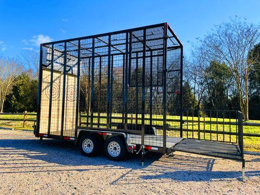 Mobile axe throwing trailer!