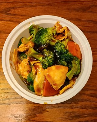 Chicken with broccoli