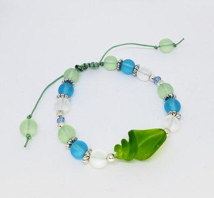 Sea Glass Adjustable Bracelet