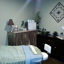 The facial room is so relaxing!