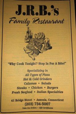 J R B's Family Restaurant