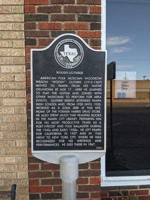 Woody Guthrie Historical Marker