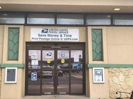 The front of the Post Office