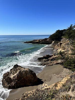 View from top of trail