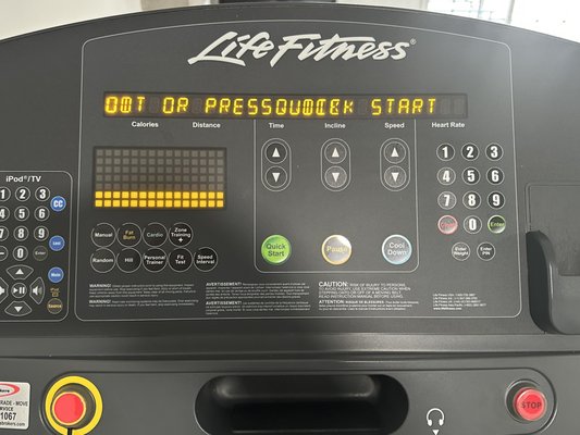 Treadmill Display