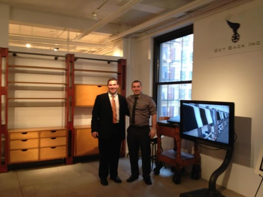 Co-Owners of Imagimind @ the NY Design Show on Lexington Avenue, NYC