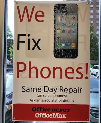 We can fix your Cellphone Screen IN STORE!!