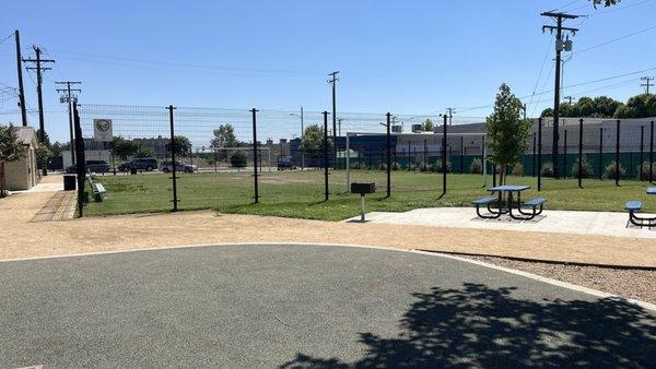 A Mini-Soccer Field built on this park.