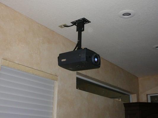 ceiling projector - great for media room, board room or family room