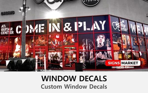 Custom Window Decals - http://www.signsmarket.com/products/window-decals