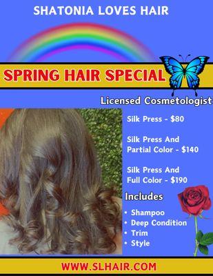 April Hair Special