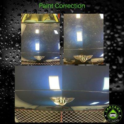 2 Step Paint Correction on Bentley