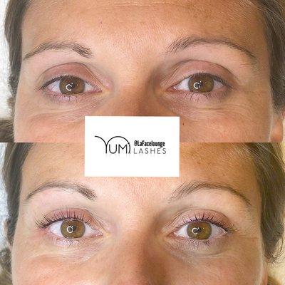 Yumi lash lift and tint