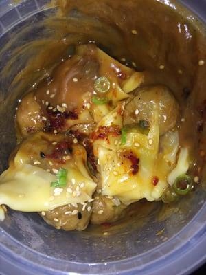 Spicy Szechuan Wontons are great!!