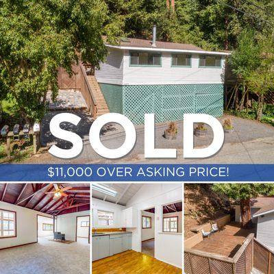 4/10/2024
This charming Russian River home sold for $340,000. That is $11,000 over asking!