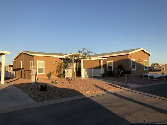 Olympic model with optional garage and porch