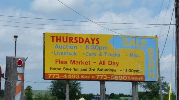 They have flea markets every Thursday