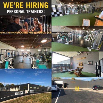 We are looking for independent personal trainers. Message us today. We have 2 spots open.