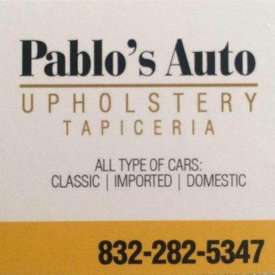 Pablo's Auto Upholstery