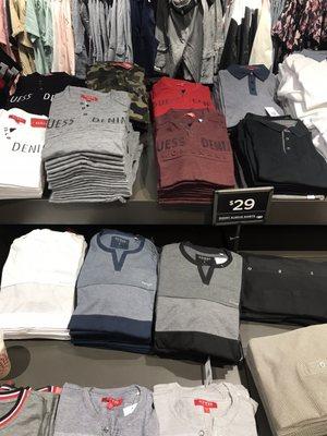 Lots of selection, but most clothing is the GUESS Factory brand now, and not GBG.