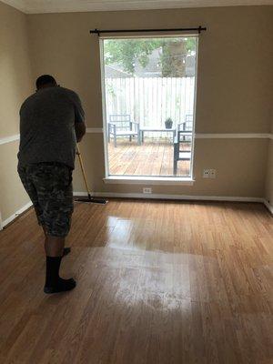 Wood Floor Clean and Seal