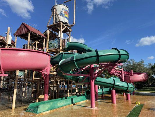 Kids slide, Adventure Island Water Park, Tampa Florida