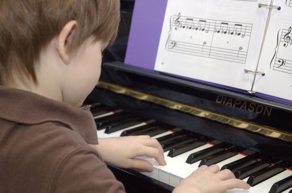 Piano lessons at Friendswood Music and More.  We offer group and private piano lessons, plus a special Kindergarten class.