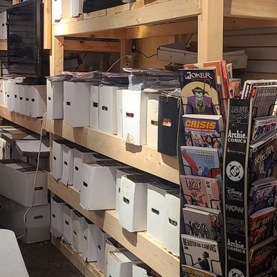 Dozens of boxes of back issues not at all in any order