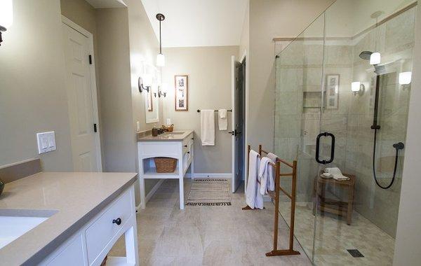 This is of a local bathroom remodel in the Glade.