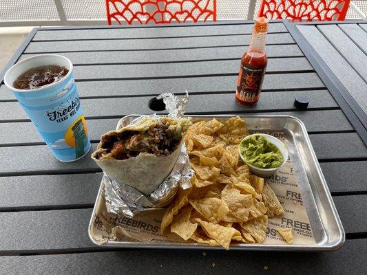 Steak Burrito Combo