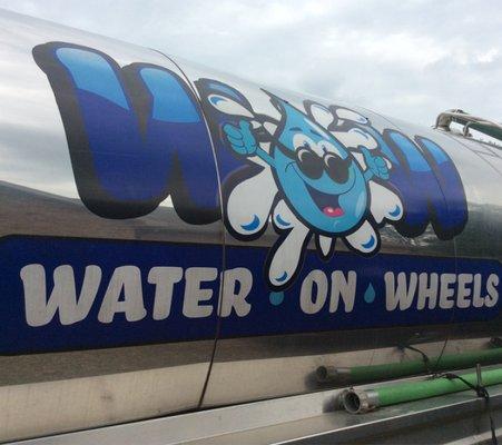 For all of your water needs, call Water on Wheels.