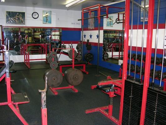 Rocky's Dojo & Gym weight training room