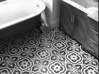 Amazing bathroom tile work