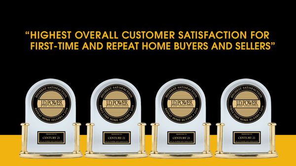 For 2 years in a row Century 21 has swept every category in Customer Satisfaction!