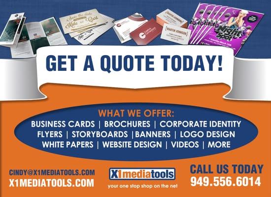 Contact us for a Quote! We are waiting to hear from you!