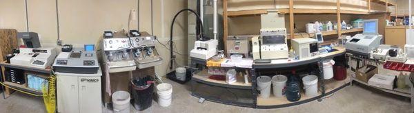 We have an on site full service optical lab!