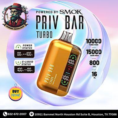 Priv Bar Turbo vape.