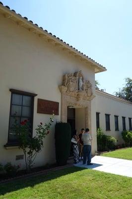 The church's office. The capella is inside!
Pic by Ant S.