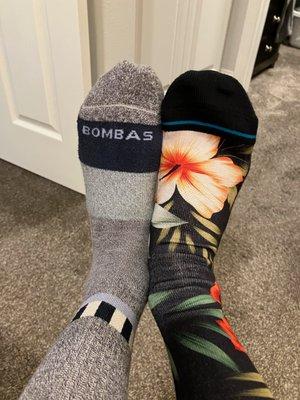 Bombas socks fit much better for a similar price.