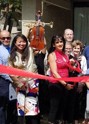 Grand Opening with Ms. Julie Neal and Mrs. Justina Jones, April 19, 2018