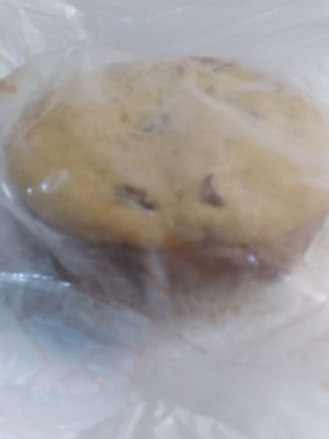 This is a whittie,, chocolate ice-cream in 2 huge chocolate chip cookie, delicious