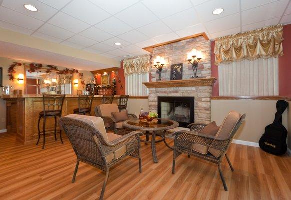 Basement Remodel, Manchester CT (Sitting Area)